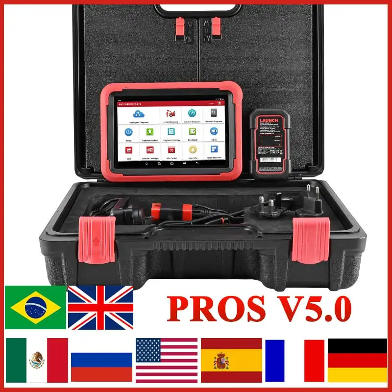 On Sale - LAUNCH X431 PROS V5.0 Car Diagnostic Tools Automotive OBDII Scan Tool Auto Scanner OBD2 ECU Coding pk X431 V plus