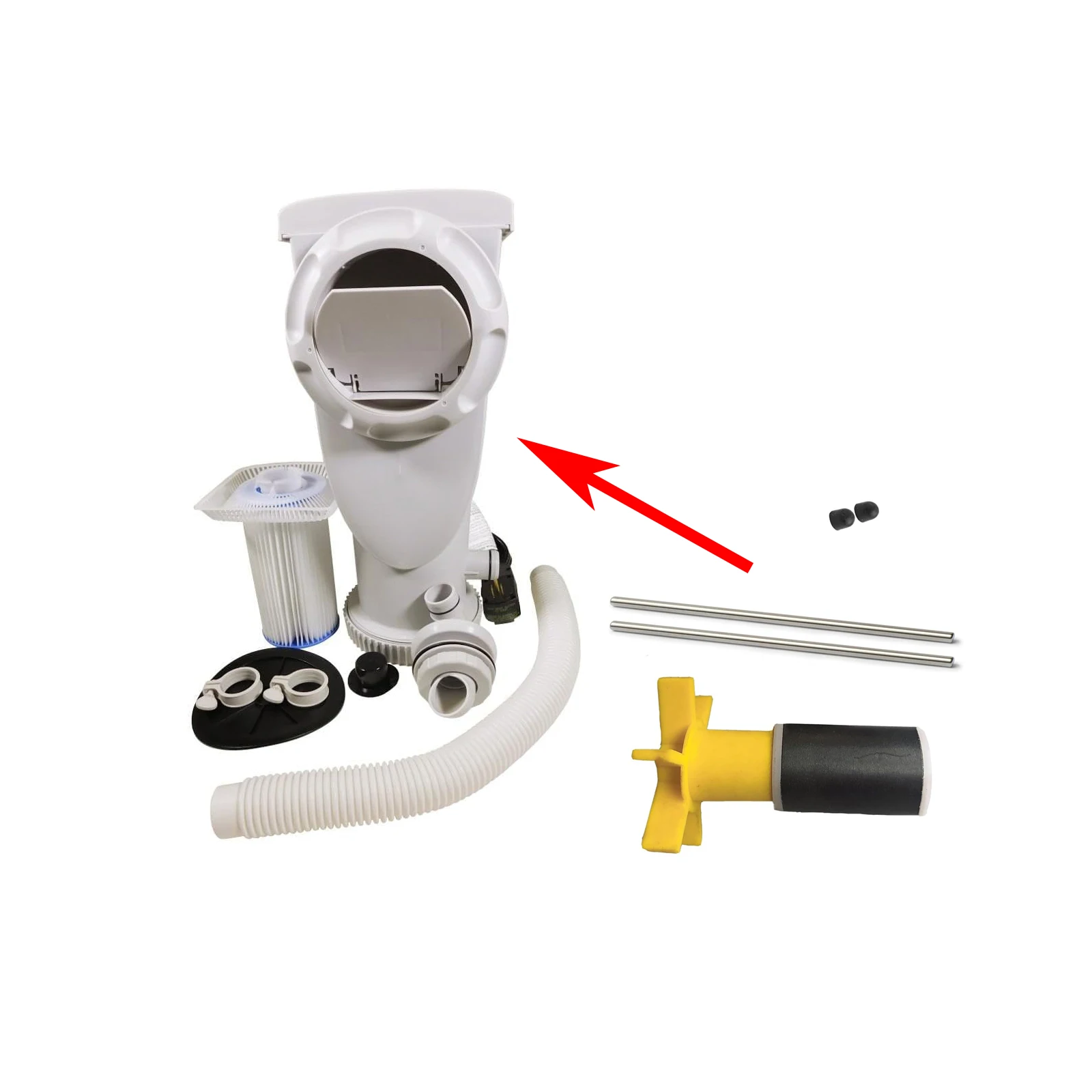for Summer Waves Model Impeller Will Work SFX1000,SFX600, RX600, for COMPLETE IMPELLER for Summer Waves Pool Motors