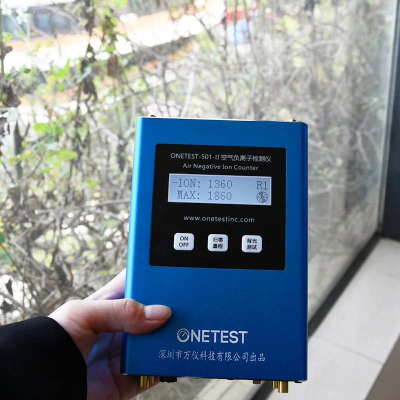 ONETEST-501-|| Portable Air type Negative ion purifier, paint concentration measurement negative ion detector