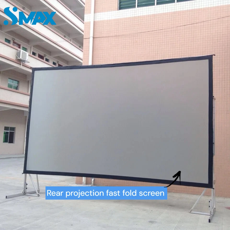 Professional Fast Fold Projection Screen 72