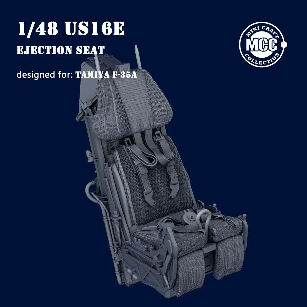 MCC 4813 1/48 Scale US16E Ejection Seat For F-35A (TAMIYA) (1pcs) - Upgrade Detail Set