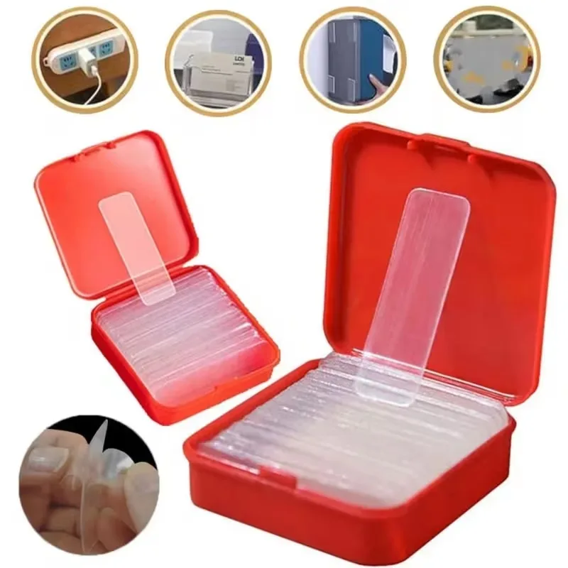 Strong Waterproof Double Sided Tape Reusable Removable Mounting Strips Reliable Adhesive Pads for Home Projects and Daily Needs