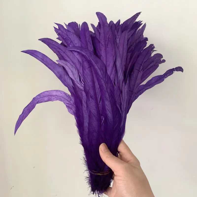 Hahnenschwanzfeder, 100 Stück, Rot, Schwarz, alle Größen, DIY-Feder, Kleidung, Schmuck, Accessoires, Hochzeitszubehör, Leistung erforderlich – Detail 10