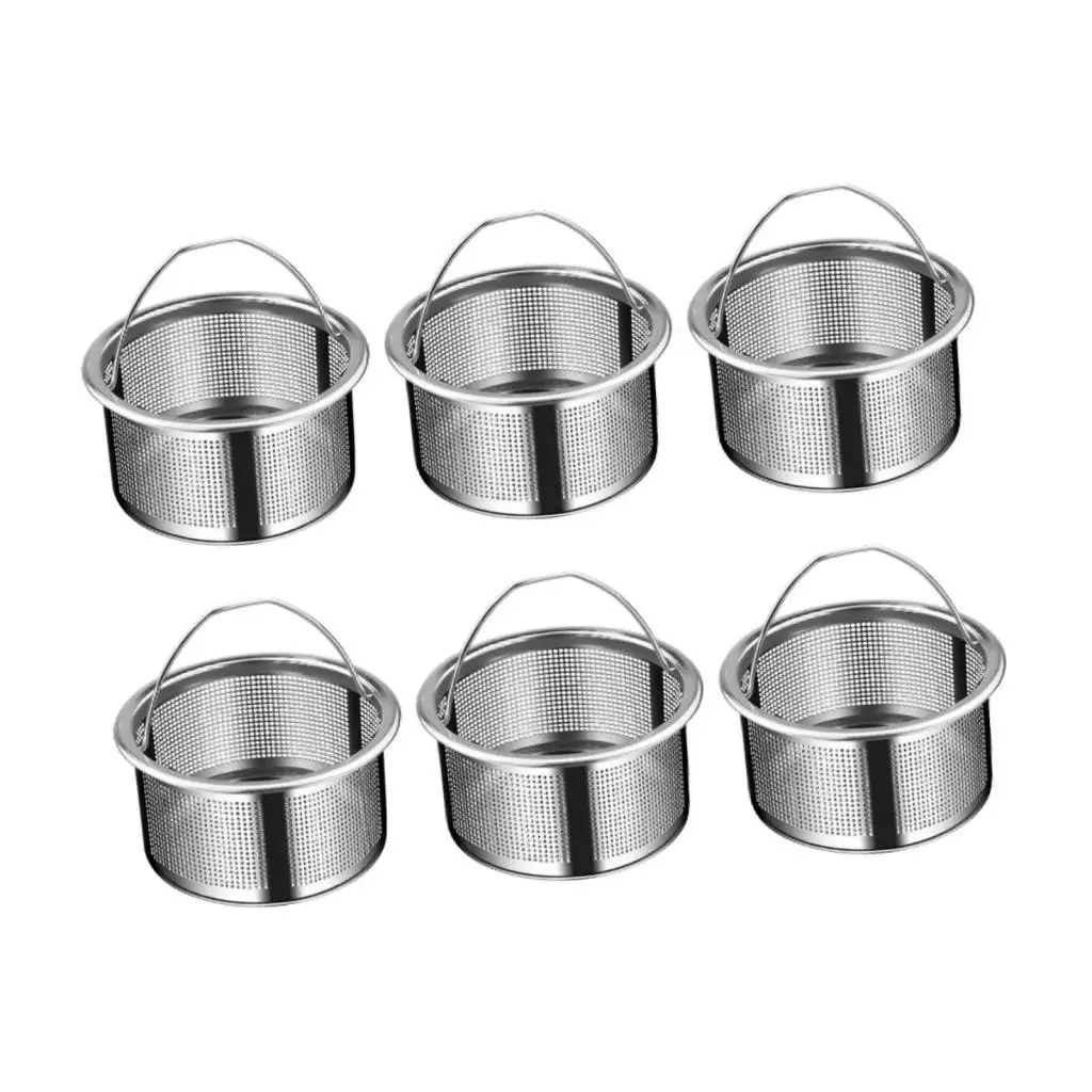 High Density Stainless Steel Kitchen Drain Strainer Basket Mesh Filter for Food Debris for Home and Restaurant