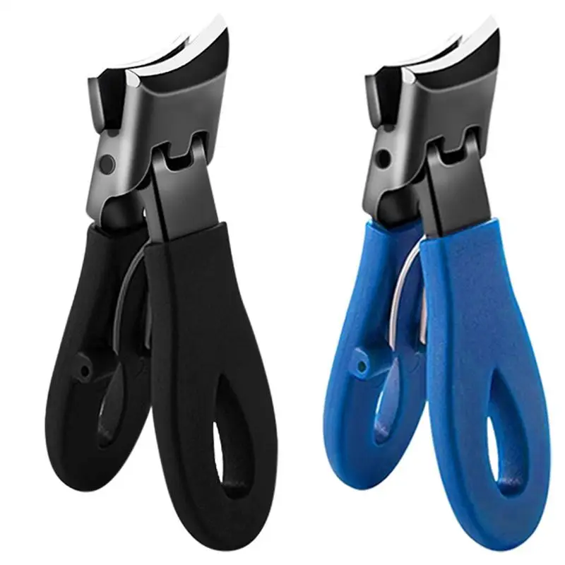 1/4pcs Slanted Nail Clippers Wide Opening Slanted Curved Nail Cutting Study Travel Slanted Toenail Trimmer Nail Cutter Trimmers