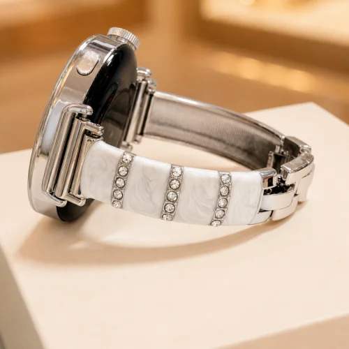 Light luxury metal strap suitable for HUAWEI Watch Fit3/Fit4 straps and HUAWEI Band 8/9/10NFC handmade straps