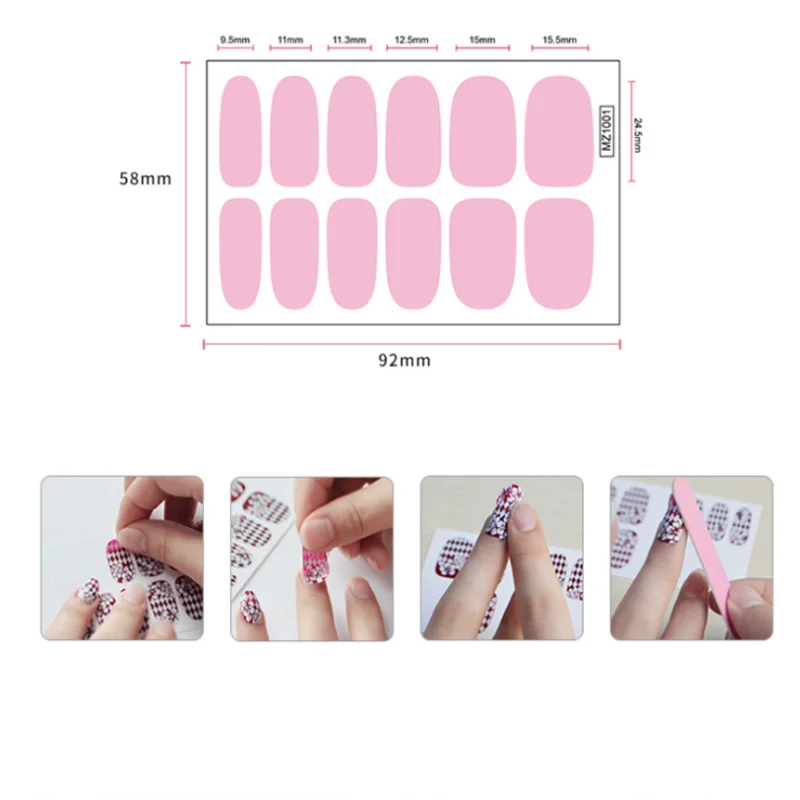 Halloween Full Cover Nail Stickers Festival Party Skull Bloodstain Spider Nail Polish Wraps DIY Nail Art Decals Manicure Decors