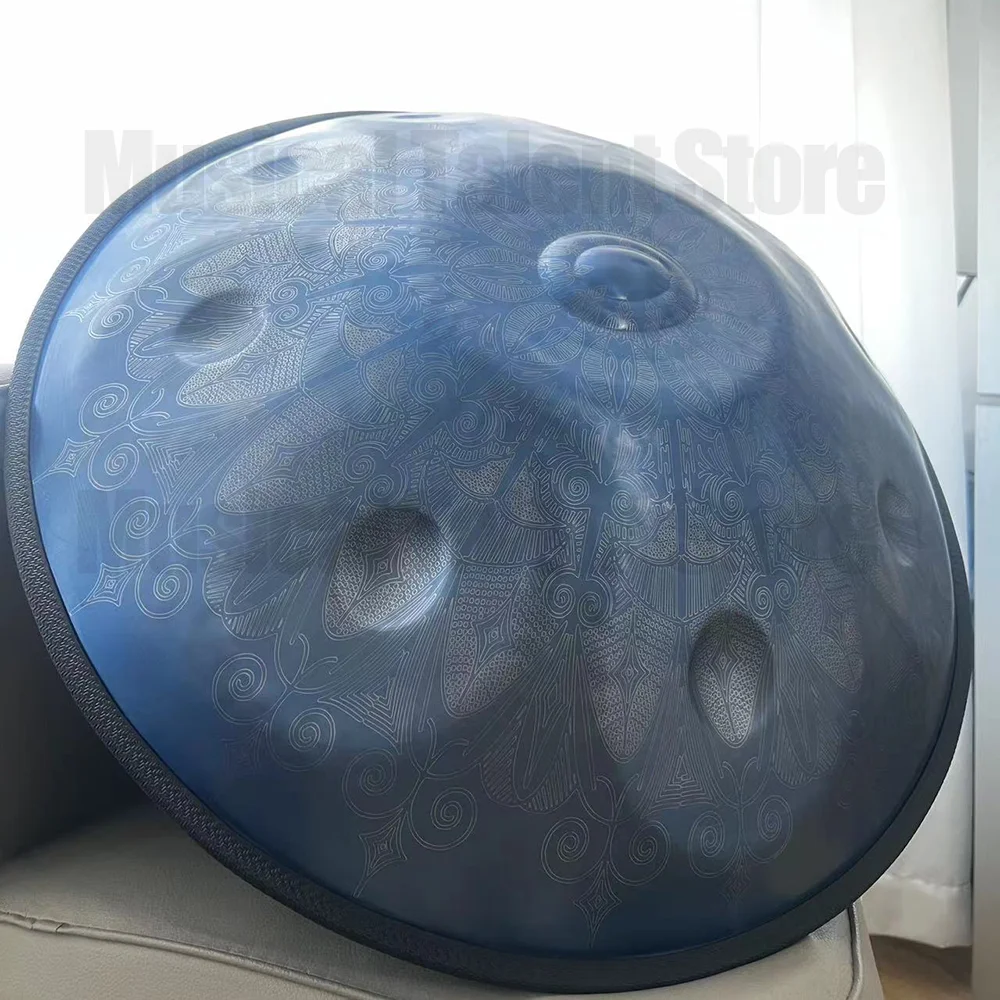 2025 High-Quality Handpan Drum in D Minor Kurd Professional 22-Inch Steel Tongue Drum with 9-14 Notes for Performance And Gift