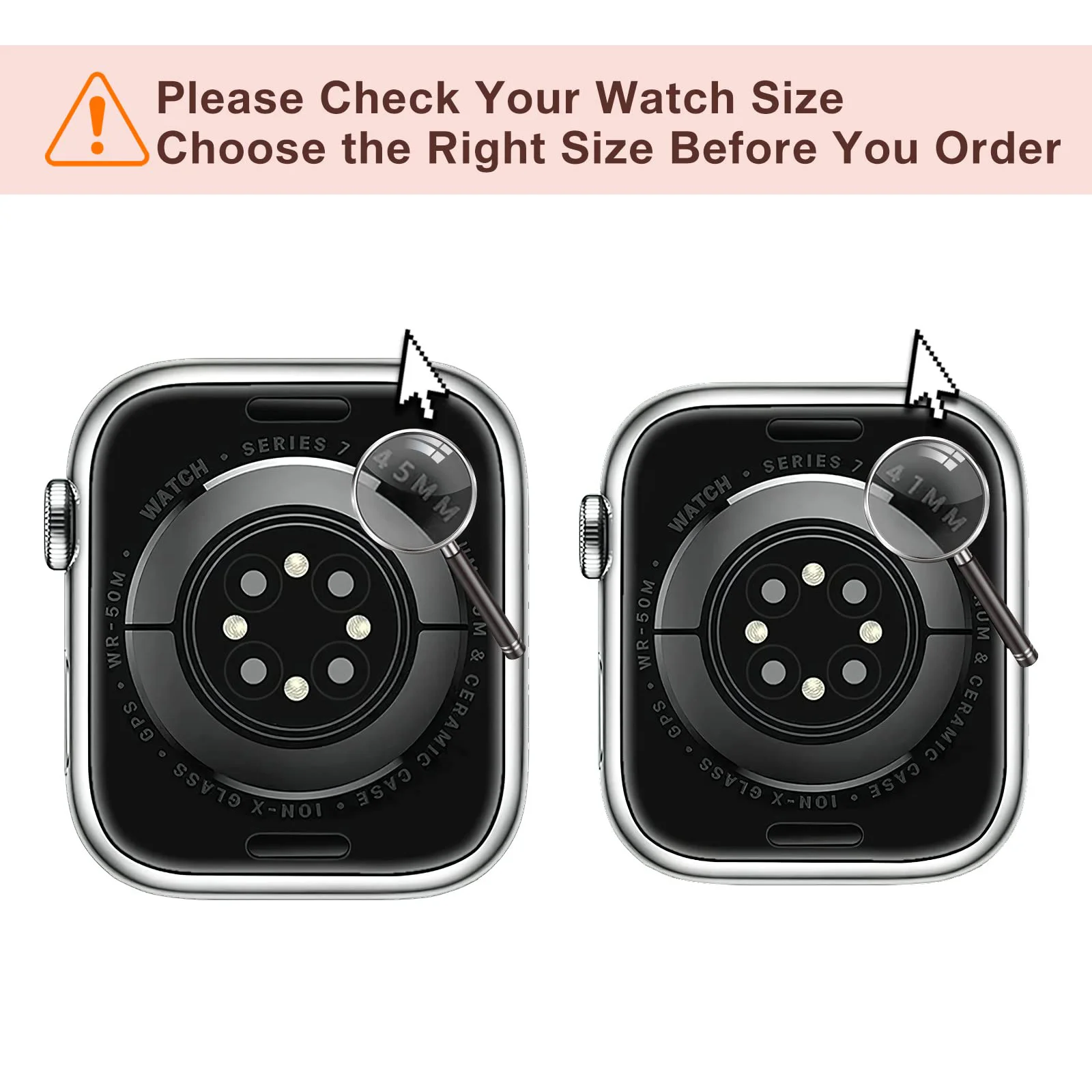 Two Color Band+Case For Apple Watch Strap 45 44mm Watchband Silicone Bracelet iWatch 9 8 7 6 5 4 SE 40mm 41mm Watch Accessories