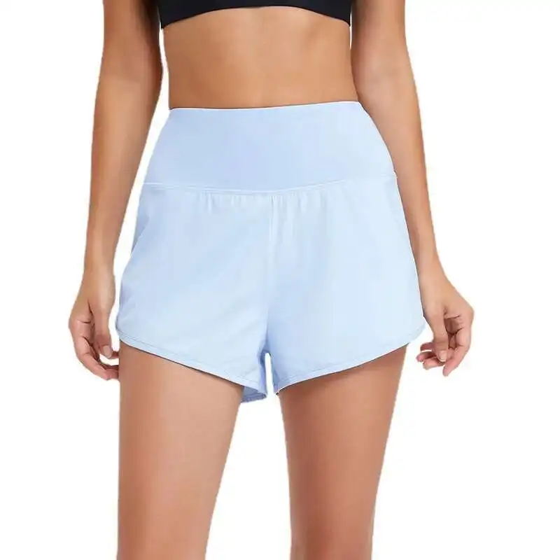 

2024 Summer New Fitness Sports High Waist Running Shorts Women's Yoga Pants