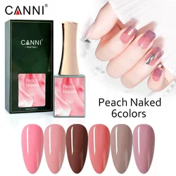 CANNI Peach Jelly Pink Nail Gel Polish Skin Nude Venalisa Supply Nail Varnish Semi Permanent Soak off UV LED Nail Manicure Gel