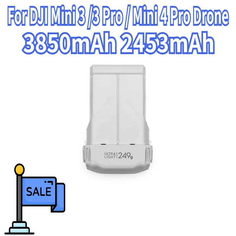 

3850mAh 2453mAh Intelligent Flight Battery & Charging Hub for DJI Mini 3 /3 Pro / Mini 4 Pro Drone Accessories
