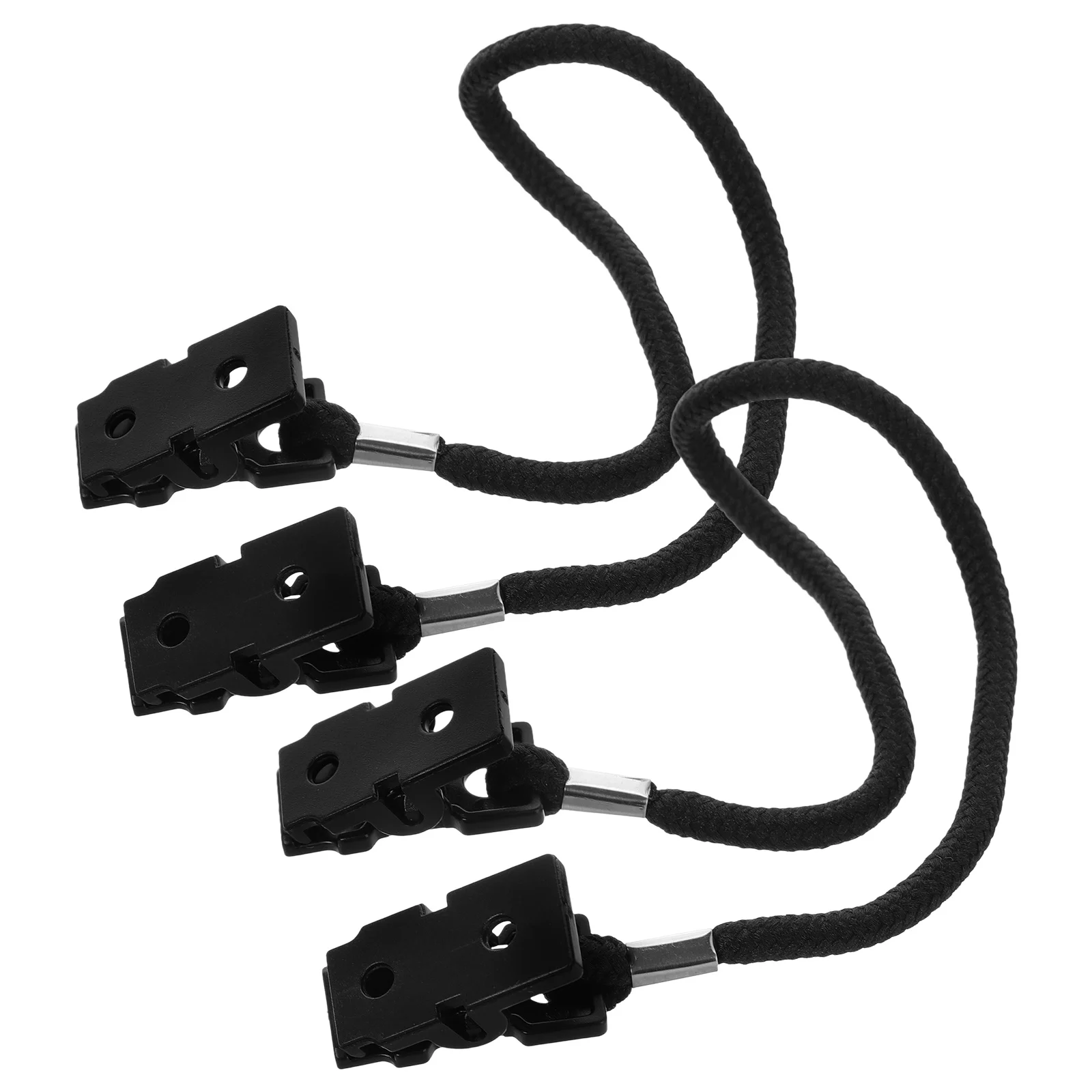 2 Pcs Hat Cord Adjustable Strap Holder Cap Retainer for Fishing Hats Black Keeper Clips Baseball Kit Travel