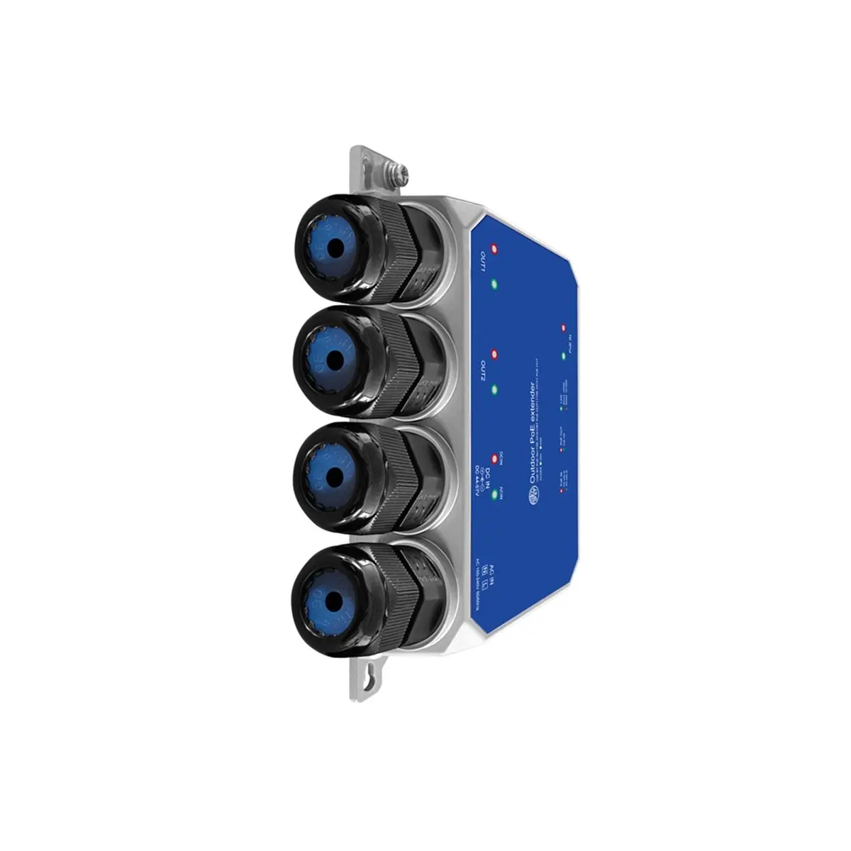 Y862A*☀▃EX102G-AC-OT 5 Ports Gigabit Outdoor POE Switch 1000M POE Extender IP67 Waterproof 1000M DC 44-57V 60W