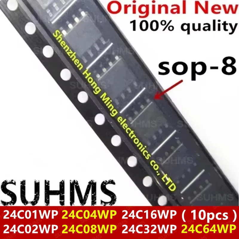 (10 szt.) nowy 24C01WP 24C02WP 24C04WP 24C08WP 24C32WP 24C64WP M24C01 M24C02 M24C04 M24C08 M24C16 M24C32 M24C64 -WMN6TP