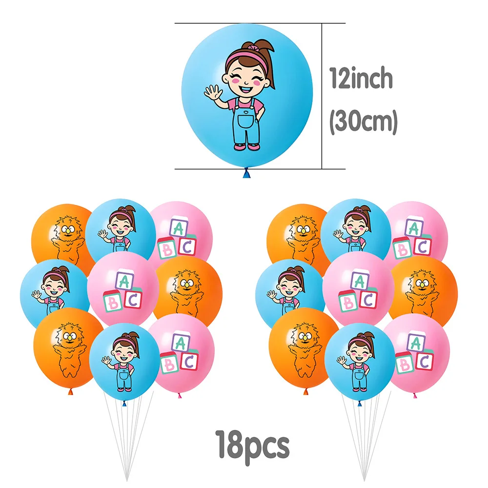 جديد Ms & Racheled المعلم موضوع حفلة عيد ميلاد بالون للزينة راية كعكة توبر لوازم الحفلات لهدايا عيد ميلاد الطفل