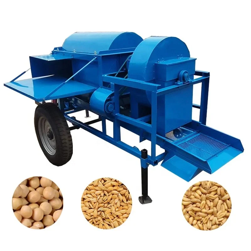 Wheat Threshing Machine 600kg Soybean Threshing Machinery Soybean Sheller Machine for Rice Threshing