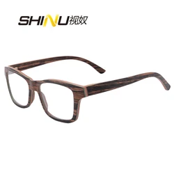 Men's glasses nature wooden eyewear Ebony Zebra wood hand made prescription glasses myopia blue light computer glasses custom