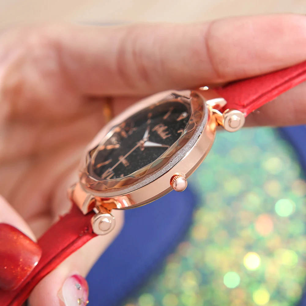 1 ~ 10 szt. Elegancki 5bar wodoodporny regulowany skórzany pasek minimalistyczny damski zegarek popularny popularny popularny wszechstronny Relogio Feminino