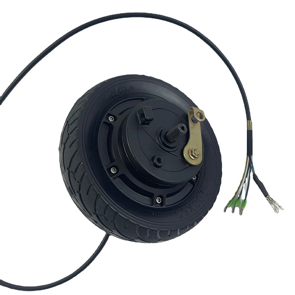 

8 Inch 36V 48V 1200W Wide Tire Drum Brake Hub Motor DC Brushless High-Power Electric Scooter Motor With Airless Solid Tires