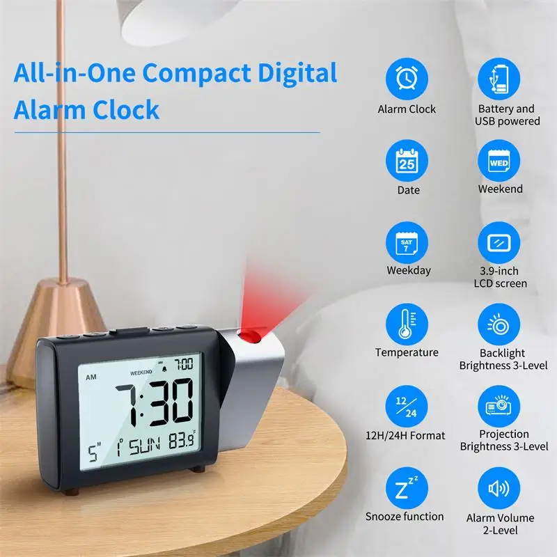 Thumbnail 3 - #18 New LED Bedside Alarm Clocks Arrivals