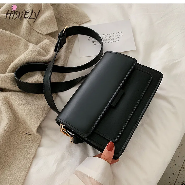 HISUELY 2024 New Arrive Women Shoulder Bags Small Messenger Bags Girls Casual Flap Luxury Crossbody Bags Black Brown Blue