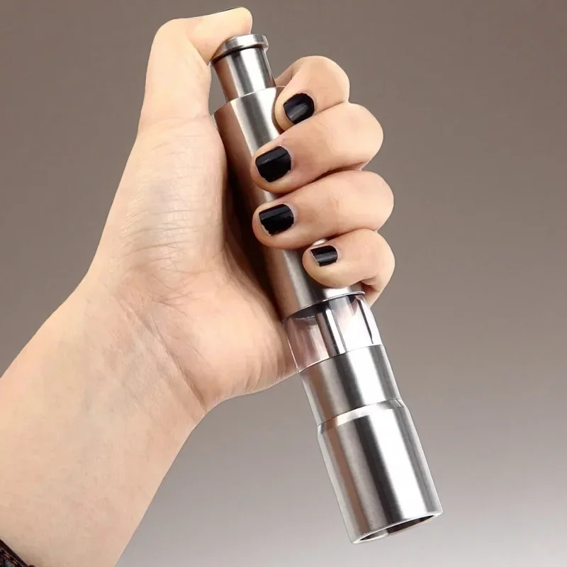Cheap Manual Stainless Steel Thumb Push Spice Sauce Grinder Efficient Suitable For Various Spices Such As Pepper And Salt