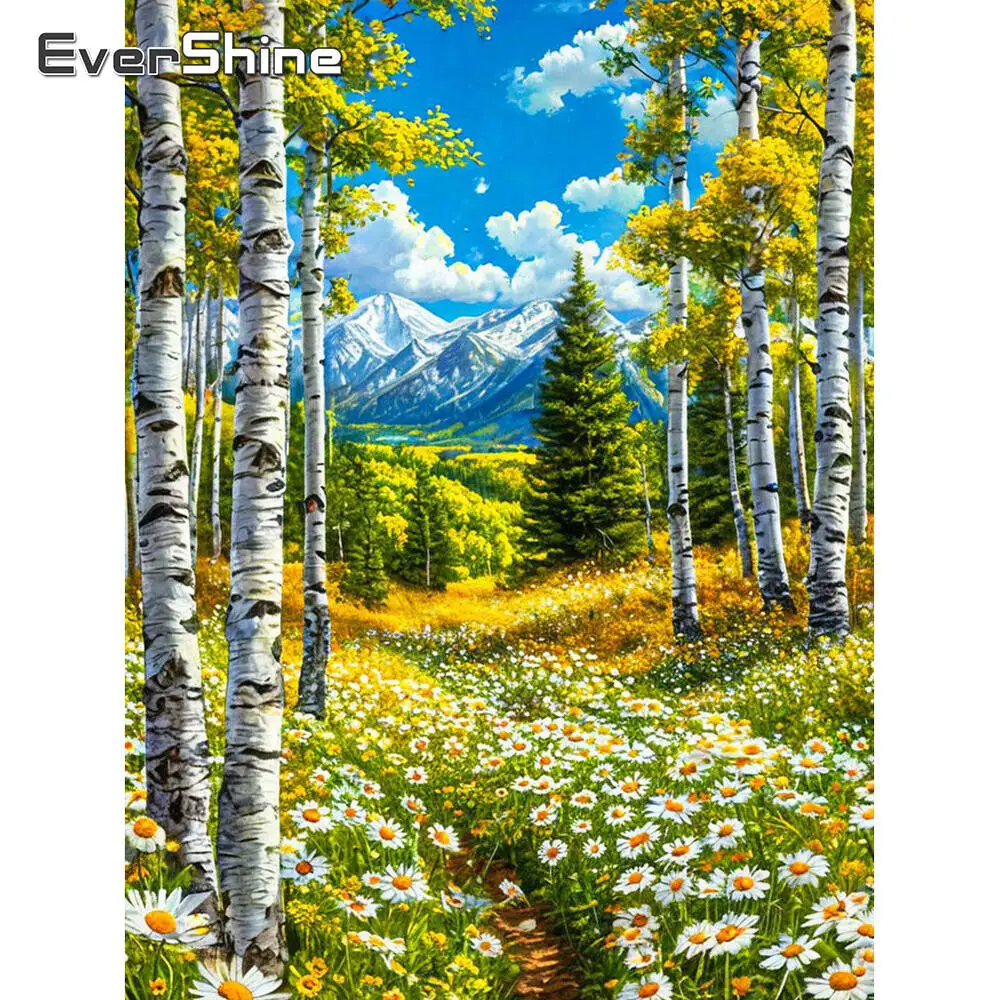 Evershine Tree Diamond Embroidery Landscape New Arrival Pain