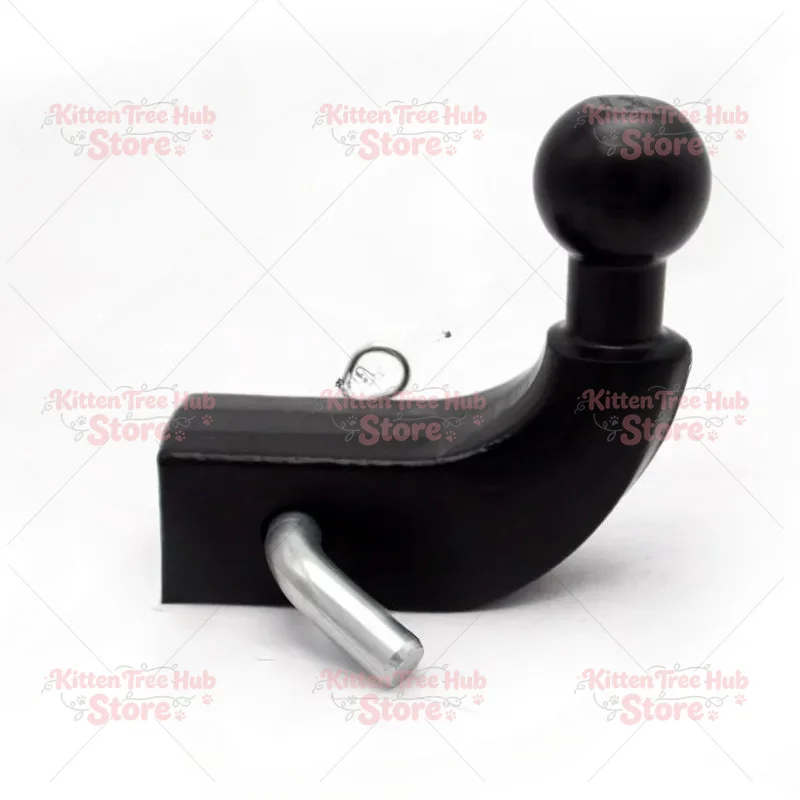 Car Trailer Solid Forged Hook Trolley Ball American 2-inch Square Mouth Seat Traction Hook Rear Off
