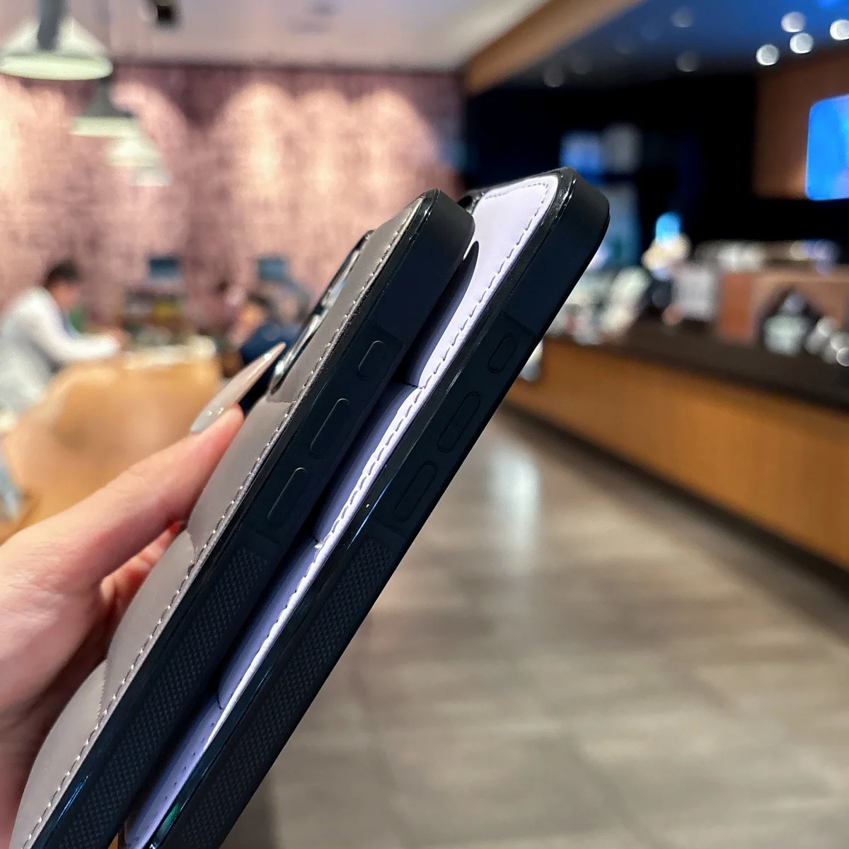 السائل أسفل سترة وسادة هوائية للصدمات جراب هاتف آيفون 17 الهواء 16 15 14 زائد 13 12 11 برو ماكس لون الحلوى غطاء ممتص للصدمات #4