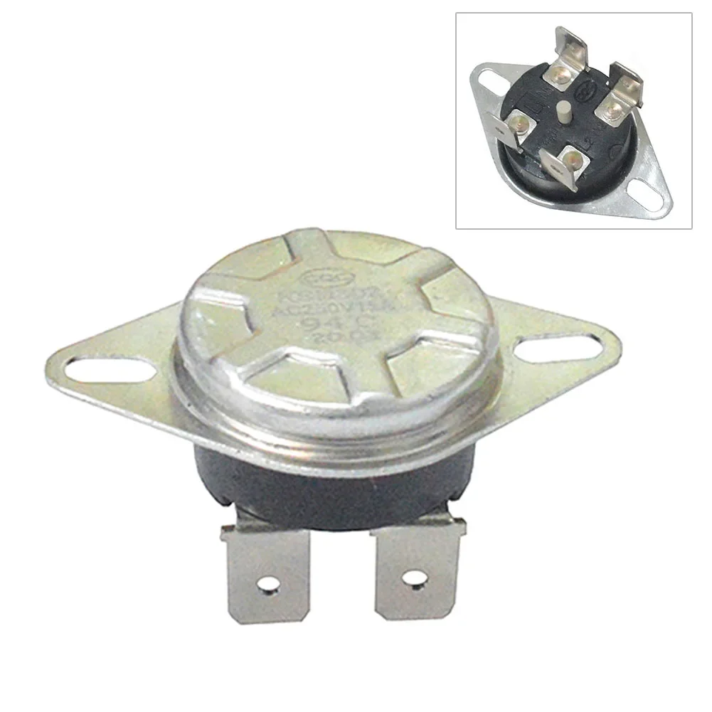 KSD302 Thermal Control Switch 1pcs AC 250V/15A Contact Sensor Thermal Thermostat Water Heater KSD302S High Quality