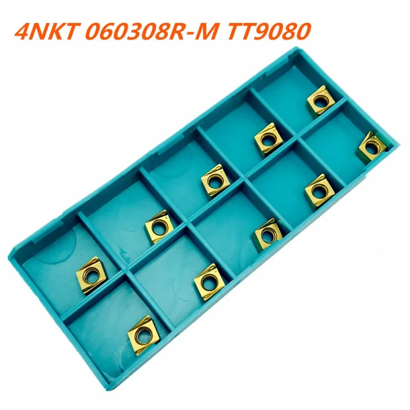 4NKT060308R M TT9080 كربيد إدراج المعادن تحول أداة taager tec باستخدام الحاسب الآلي تحول أداة التنغستن كربيد 4NKT 060308R أدوات القطع