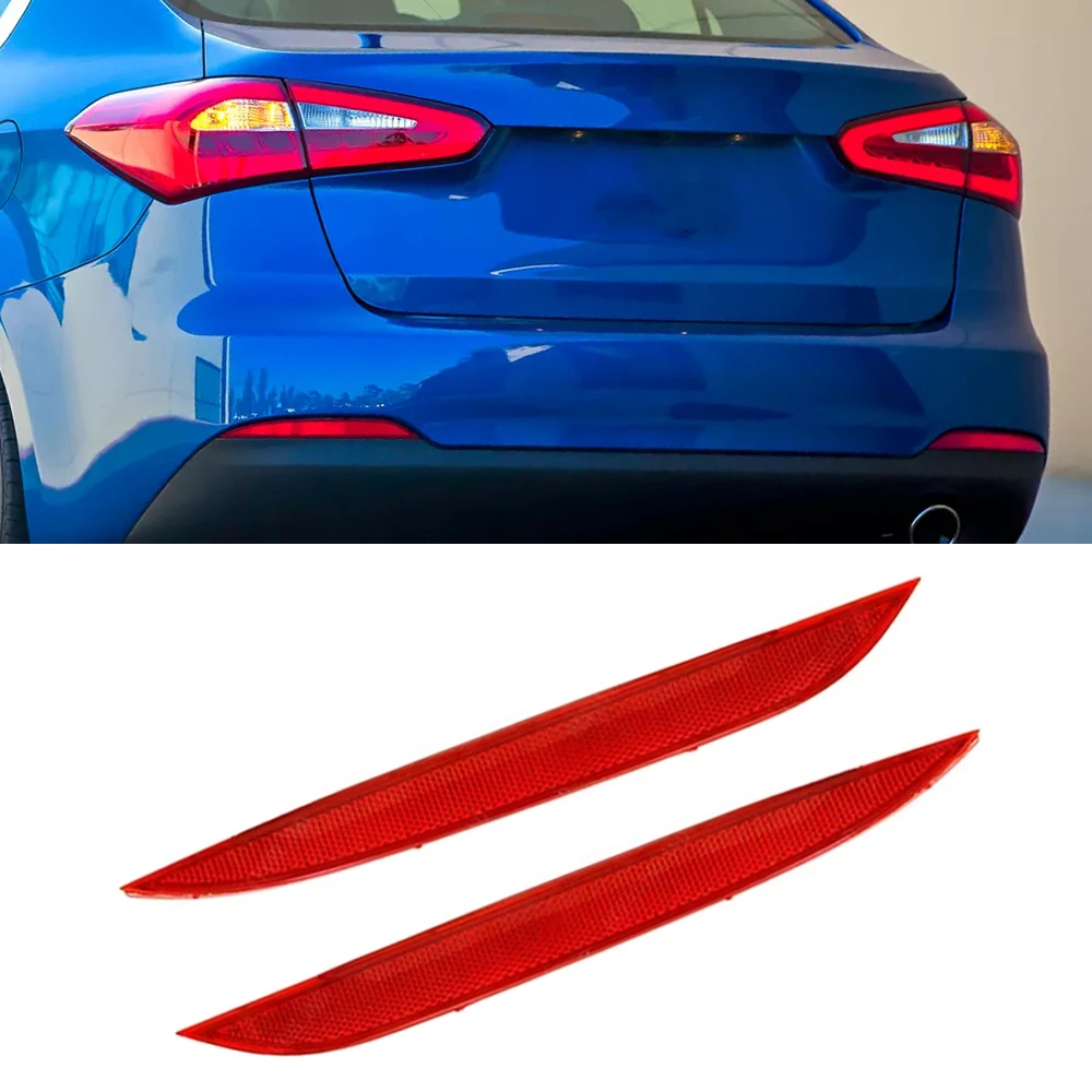 92406A7000 92405-A7000 Rear Bumper Reflector Warning reflective strips For Kia Forte SX 2014 EX LX 2014-2016 Spare Accessories