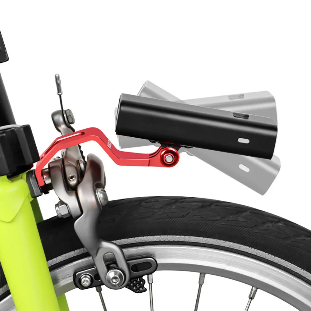 حامل المصباح الأمامي للدراجة من سبائك الألومنيوم قابل للطي لشوكة الدراجة قابل للتعديل للدراجة الهوائية لدراجة Brompton القابلة للطي #5