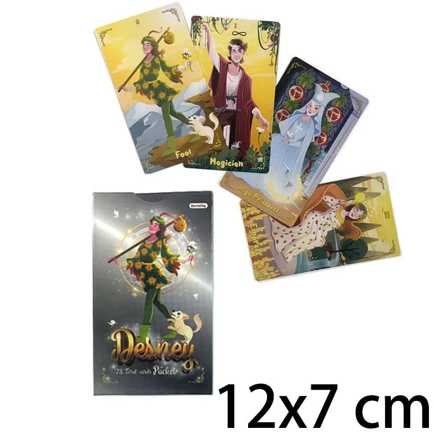 

12x7 Desney Tarot Deck Card Games