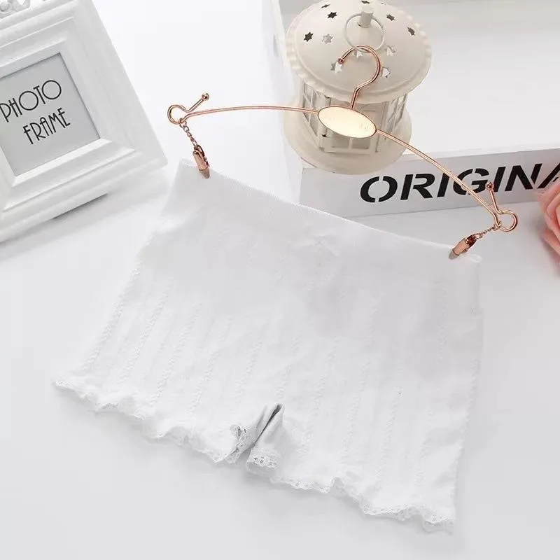 Lace Seamless Shorts Safety Short Pants Women High-stretch Boxer Briefs  Short Women Dress Under Skirt Shorts Underwear Girl