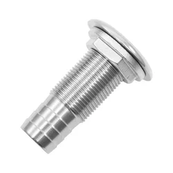 316 Stainless Steel Through Hull Fitting Hose Marine Floor Drain Boat Drain Outlet for Yachts Boats Ships Scuppers for Boats