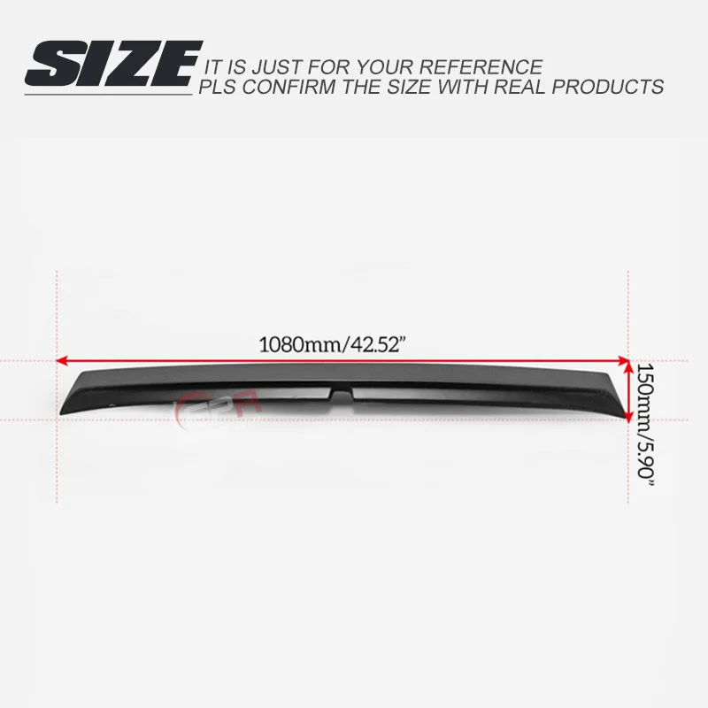 

Suitable For Toyota Prius ZVW30 TMK Rear Window Sunshade, Non-destructive Rear Spoiler Top Wing Installation