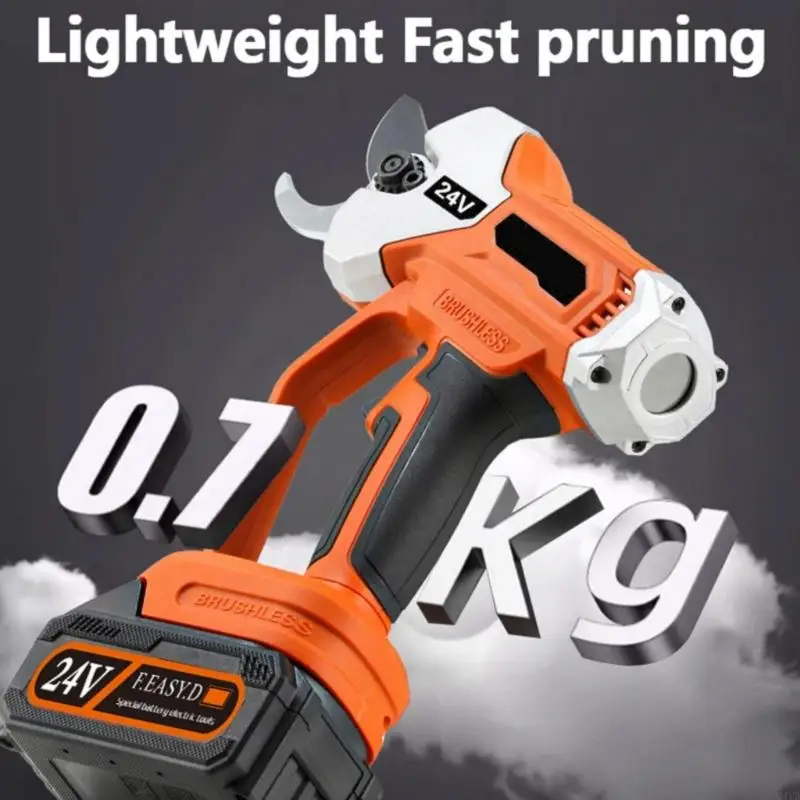 Professional Mobile Pruner Ergonomic Handle Quiet Motor Constructed In Power Display For Extended Trimming Tasks M4YD