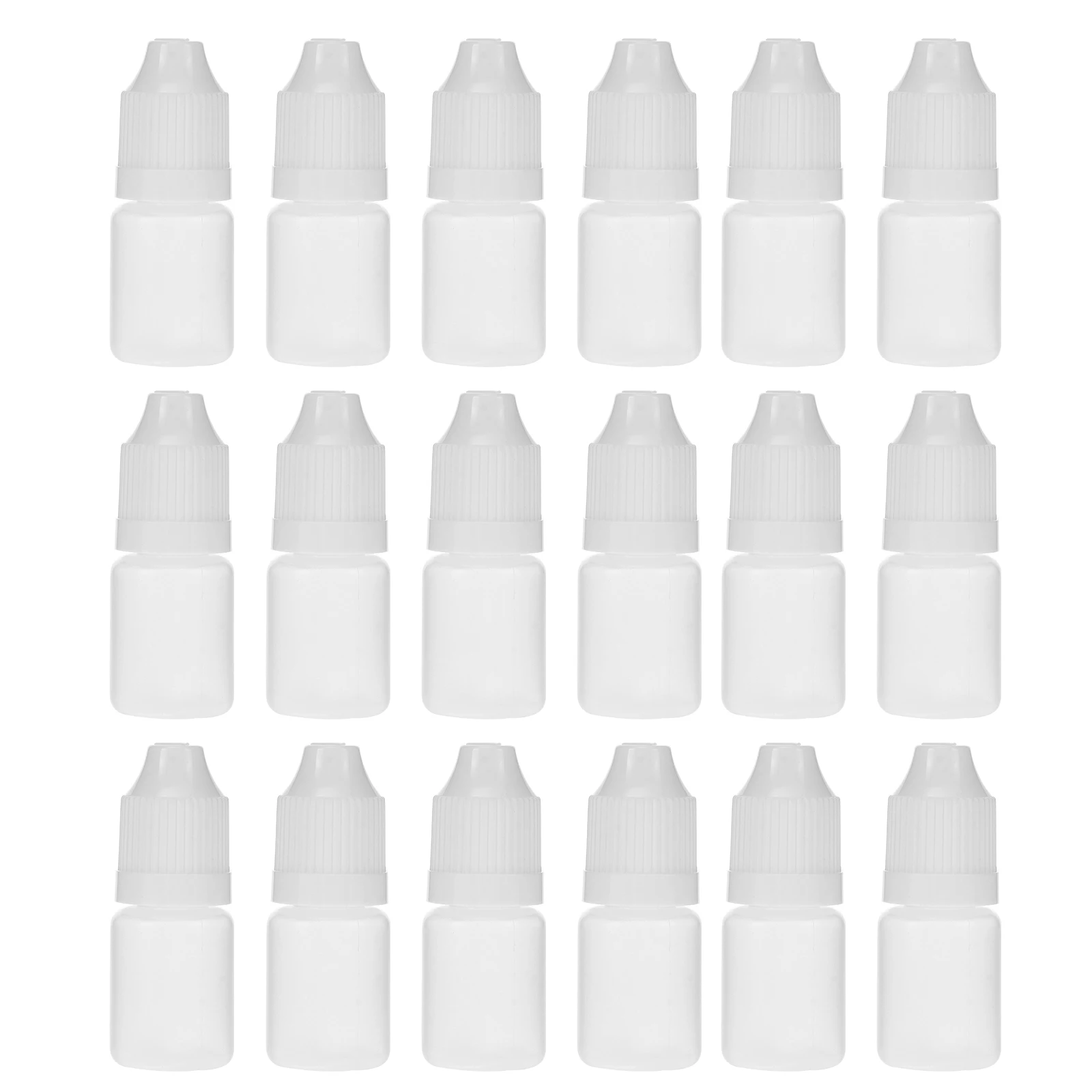 

20 Pcs Eye Drop Bottles Squeezable Dropper Eyedrops Refillable Squeeze Containers