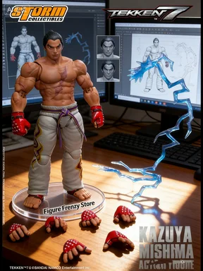

Игрушки Storm Toys: Фигурка Казуи Мисимы из Tekken 7, оригинальная цветная версия, масштаб 1/12, модель для коллекционирования