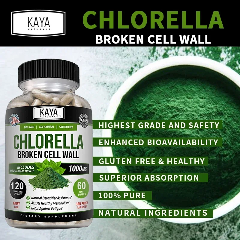 High-quality Broken Chlorella, Superfood, Detoxification, Free Radical Elimination