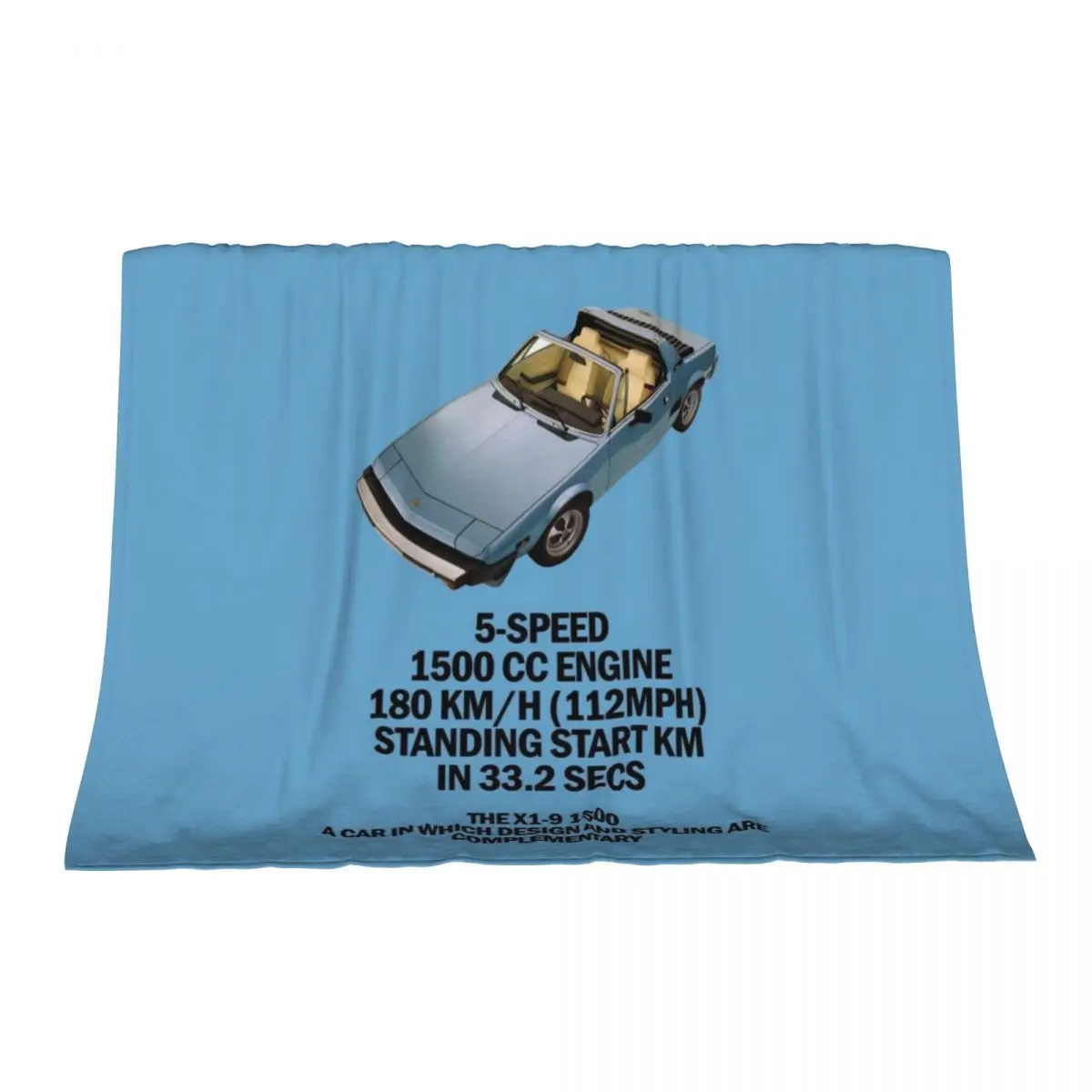 

X1/9 - ADVERT Throw Blanket funny gift Bed covers Baby for babies Blankets