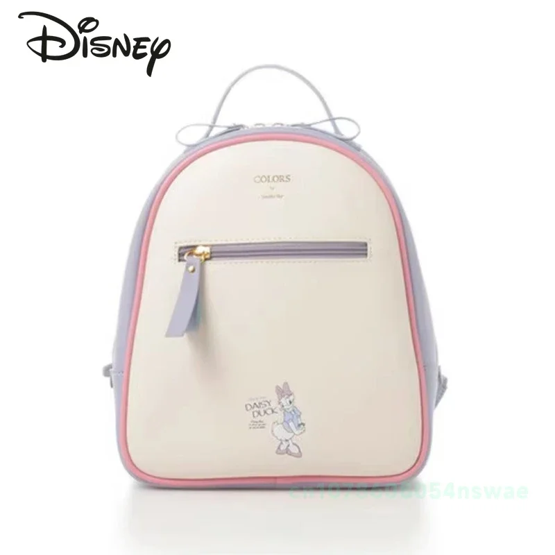 Disney Daisy ใหม่ผู้หญิงกระเป๋าเป้สะพายหลังมินิแบรนด์หรู Original กระเป๋าเป้สะพายหลังผู้หญิงสาวการ์ตูนกระเป๋านักเรียนแนวโน้มแฟชั่นคุณภาพสูง