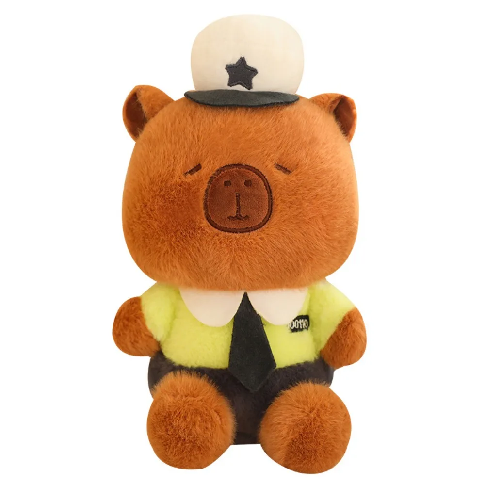 Kawaii Dress Up Capybara Peluche Bambola Simulazione di cartoni animati Capybara Peluche Soffice morbido Capibara Fluffy Doll Regalo di compleanno