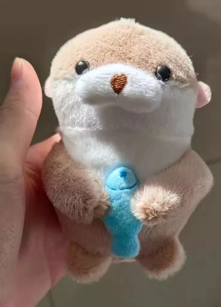 Kawaii قضاعة عقد الأسماك أفخم دمية المفاتيح خفيفة الوزن معلقة قلادة الدعائم لحقيبة مدرسية مفتاح المحفظة دمية لعبة كيرينغ الهدايا