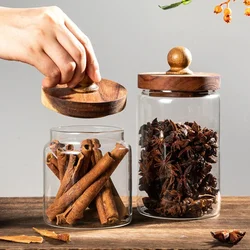Contenedores herméticos para alimentos, recipientes herméticos para azúcar, café, té, cereales, tarro de vidrio con tapa de almacenamiento