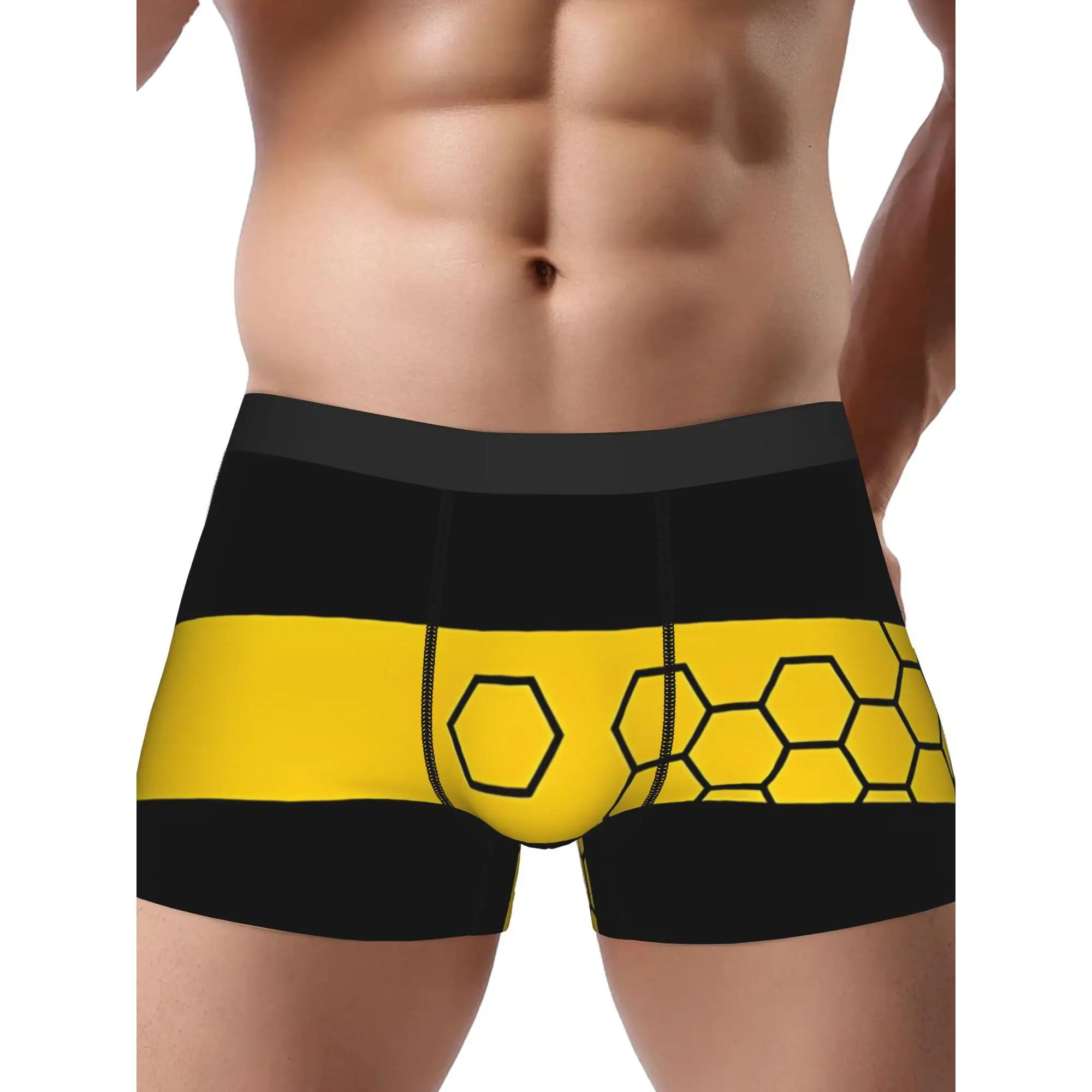 

1pc Bees Bees Beeeeeeeeeees! Underpants Breathbale Panties for Man Underwear Strech Shorts Boxer Briefs