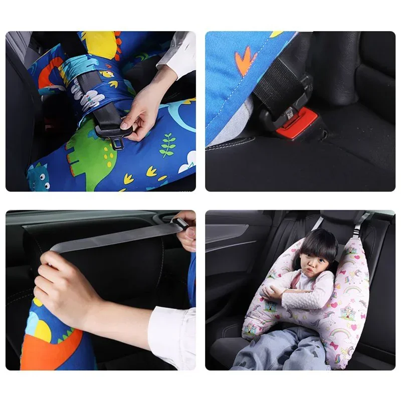 

H-Shape - Kid Car Sleeping Head Support 1 Set Kid And Adult Car Sleeping Neck Head Support Travel Pillow Car Kids Travel Pillows