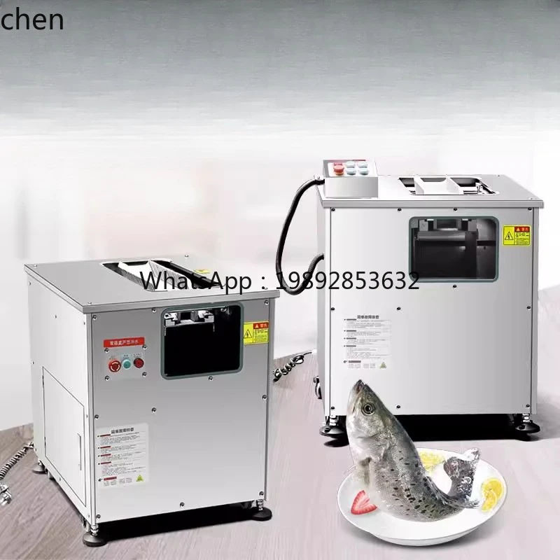 เครื่องตัดปลาอัตโนมัติเชิงพาณิชย์ เครื่องหั่นปลาดอง ปลาสไลด์ไฟฟ้าอเนกประสงค์